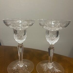 Wedgwood Crystal Candlestick Holders Majesty 8" Set of 2